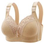 Womens Lace Bras Ultra-Thin Perspective Bralette Deep V Bra Sexy Lingerie Tops Plus SizeCup Mom's underwear active bra