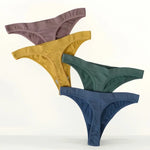 3PCS/Set Seamless G-string Panties Women Underwear Female Underpants Low Waist Thong Sexy Lingerie Seamless Sports Panties