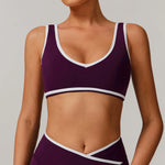 Sports Bra Women Clothes Seamless Gym Crop Top High Support Push up Open Back Activewear Fitness Yoga Bra Workout Underwear