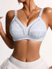 Wireless Breathable Bra Elegant Bow Polka Dot Full Coverage Women Bralette All Season