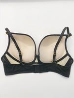 Sexy Anti-Gathering Deep V-Shaped Bra with Soft Underwire for European and American Markets, Designed to Lift and Gather Side Breasts, Enhance Small Busts, and Make the Chest Appear Larger