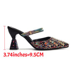 doershow Italian colorful Shoes And Bag Sets For Evening Party With Stones Italian Leather Handbags Match Bags!HNM1-1