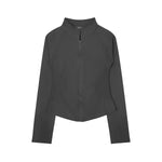NCLAGEN Woman's Sports Jacket Zip Up Gym Clothes Long Sleeve Workout Seamless Top Speed Activewear Yoga Pilates Running Coats