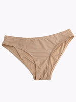 Simple, Smooth, Seamless, Solid Color, Mid-Low Waist Briefs for Women, Summer Ice Silk Women's Underwear, Pure Cotton Crotch
