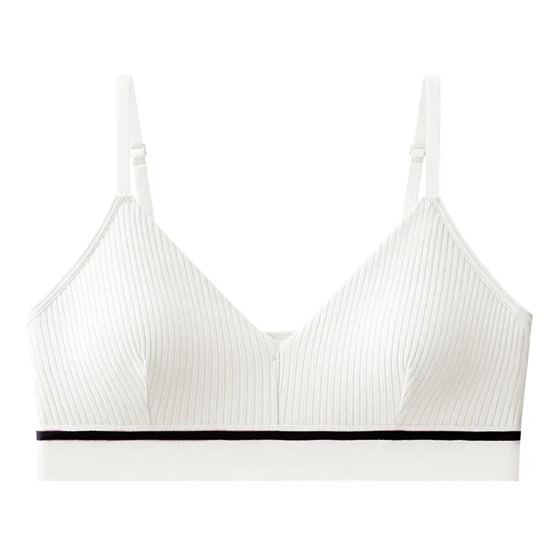 Women Bra Wire Free Cotton Bras Female Seamless Underwear Solid Color Lingerie Girls Breathable Sexy Bralette