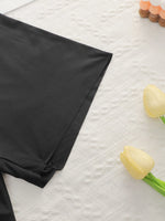 Large size black invisible seamless women's flat angle pants for comfortable wearing plus size underwear Z2420