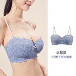 Full Bust French Lace Bralette Wireless Support for Women Plus Size Full Coverage T-Shirt Bra Anti Sagging Comfort MOYISU Sexy