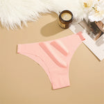 3PCS Seamless Brazilian Panties Ultra-thin Maillard panties Women Ice Silk Underwear Sexy Panty Low Waist G-string Female Solid