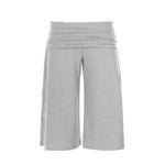 American knitted mid-waisted trousers, simple low-waisted straight loose casual trousers