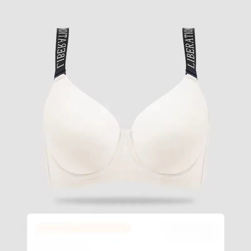 Comfortable Seamless Bra Anti Sagging Plus Size Bra Full Cup for Women Seamless Gathering Minimizer Sport Everyday Bra