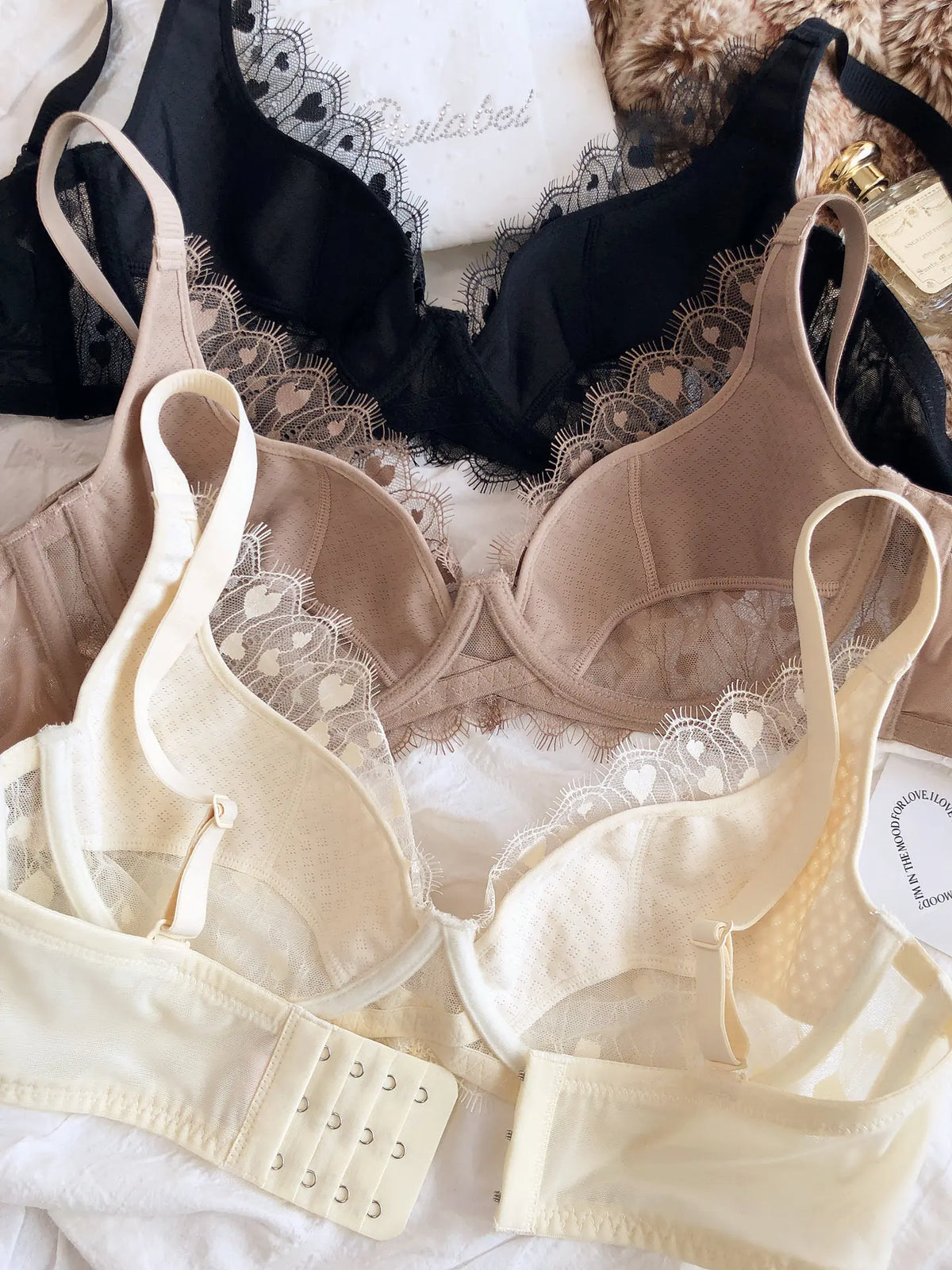 Sexy Lace Embroidery Push Up Bra French Ultra Thin Women Underwear Mesh Breathable Intimates Lingerie Plus Size CDE Cup Bras