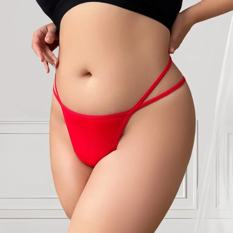 1pcs Sexy Women G-string New Style Red Erotic Bow Panties Sexy Lingerie Comfortable Female Underwear Fashion Party Ladies Thongs