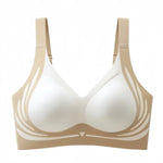 Women's V-Neck Seamless Push-Up Bra with Anti-Spill Design 4 Colors Anti-sagging Lift-up Bras Plus Size Comfort Lingerie M-4XL