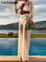 Long Sleeve Pants Halter High Cut Bikini Female Swimsuit Women Swimwear Four-pieces Bikini set Bather Bathing Suit Swim V4860