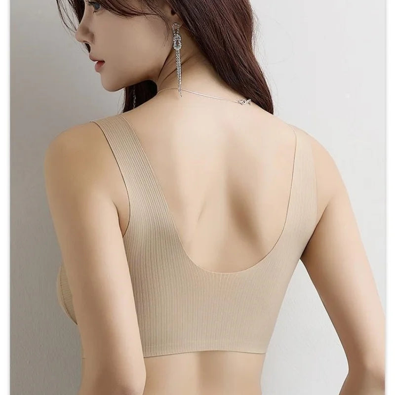 Push Up Bras For Women Seamless Underwear Breathable No Steel Ring Support Fitness Underwear With Pads Sexy Lingerie M-XXL