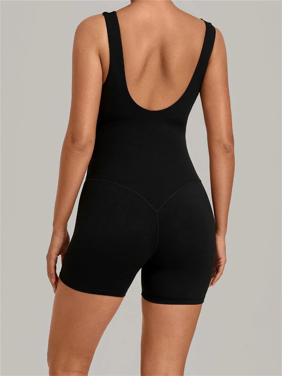 New Summer U-neck Beautiful Back Yoga Jumpsuit Women Sleeveless Tight Sports One Piece Suit Outdoor Gym Running Fitness Overalls