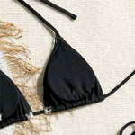 Shell Decoration Swimwear String Halter Bikinis Sets Micro Thong Sexy Swimsuit Women 2026 Bathing Suit Purple Triangle Bikini
