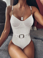 2023 Vintage Swimsuit Women One Piece Ruffle Strap Swimwear Female Push Up Monokini Padded Beach Bathing Suits Black Bodysuits
