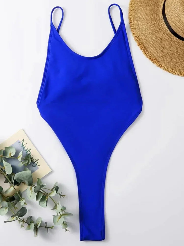 Extreme Mini Micro String Backless Women Swimwear One Piece Swimsuit Female High Cut Monokini Thong Bathing Suit Swim Beachwear