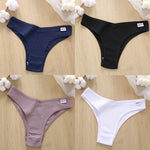 4Pcs/Set Cotton Panties Low Rise Briefs Women Underwear Bikini Ladies Sexy Underpants Female Intimates Girls Lingerie 2022 Hot