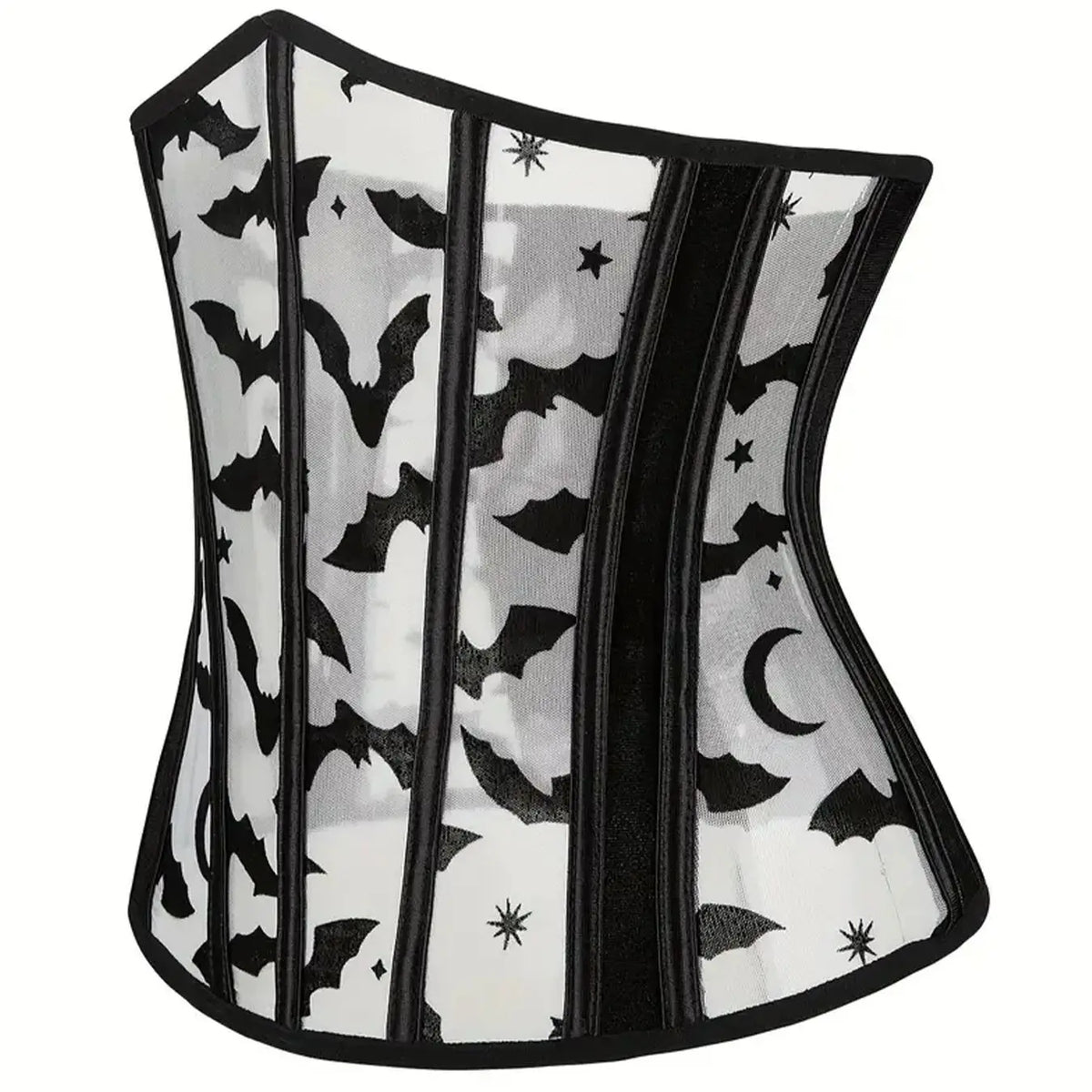 Royal corset body-shaping corset undergarment thin and breathable summer style with a cinched waist and plastic-boned mesh sexy