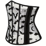 Royal corset body-shaping corset undergarment thin and breathable summer style with a cinched waist and plastic-boned mesh sexy