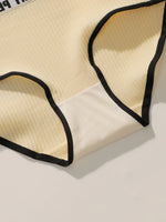 Women's High Waist PantiesLetter Elastic Waistband Soft Ribbed Fabric Comfortable Briefs for Daily Wear women bra K2809
