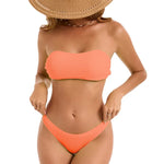 Neon Yellow Thong Bikinis 2026 Sexy Women Swimsuits Swimwear Female Bandeau Brazilian Bikini Set Bathing Suit Swimming Suits