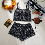 Ladies Sleepwear Set Strap Top And Short Pants Home Clothes Comfortable Soft Material Women's Nightgown Outfit
