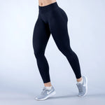 LOGO Impact Fitness Sports Shorts Riding Tight High Elastic Peach Hip Riding Yoga Low Waist Tight Hip Yoga Pants