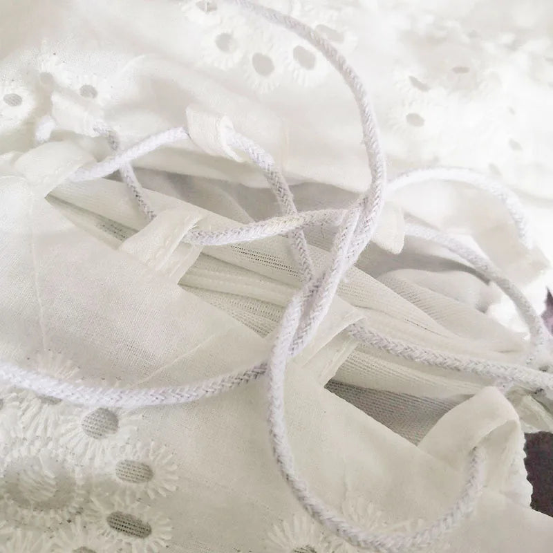 Lace up embriodery white summer dress women hollow out beach short dress puff sleeve ruffle ruched bodycon mini dress vestidos