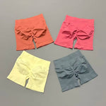 HISTELLO Impact Shorts 4.5" Women Fitness Sports Biker Shorts Low Waist Gym Short Workout Scrunch Butt Yoga Seamless Leggings