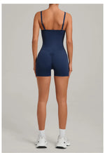Outdoor Backless Yoga One Piece Suit Women Multiple Wearing Methods Sleeveless Slim Fit Pocket Stretch Sports Fitness Jumpsuit