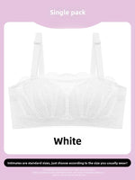 MOYISU Strapless Bra Women with Large Breasts and Small Non-slip Pull-up Breast Anti-sag Summer Slim Bra