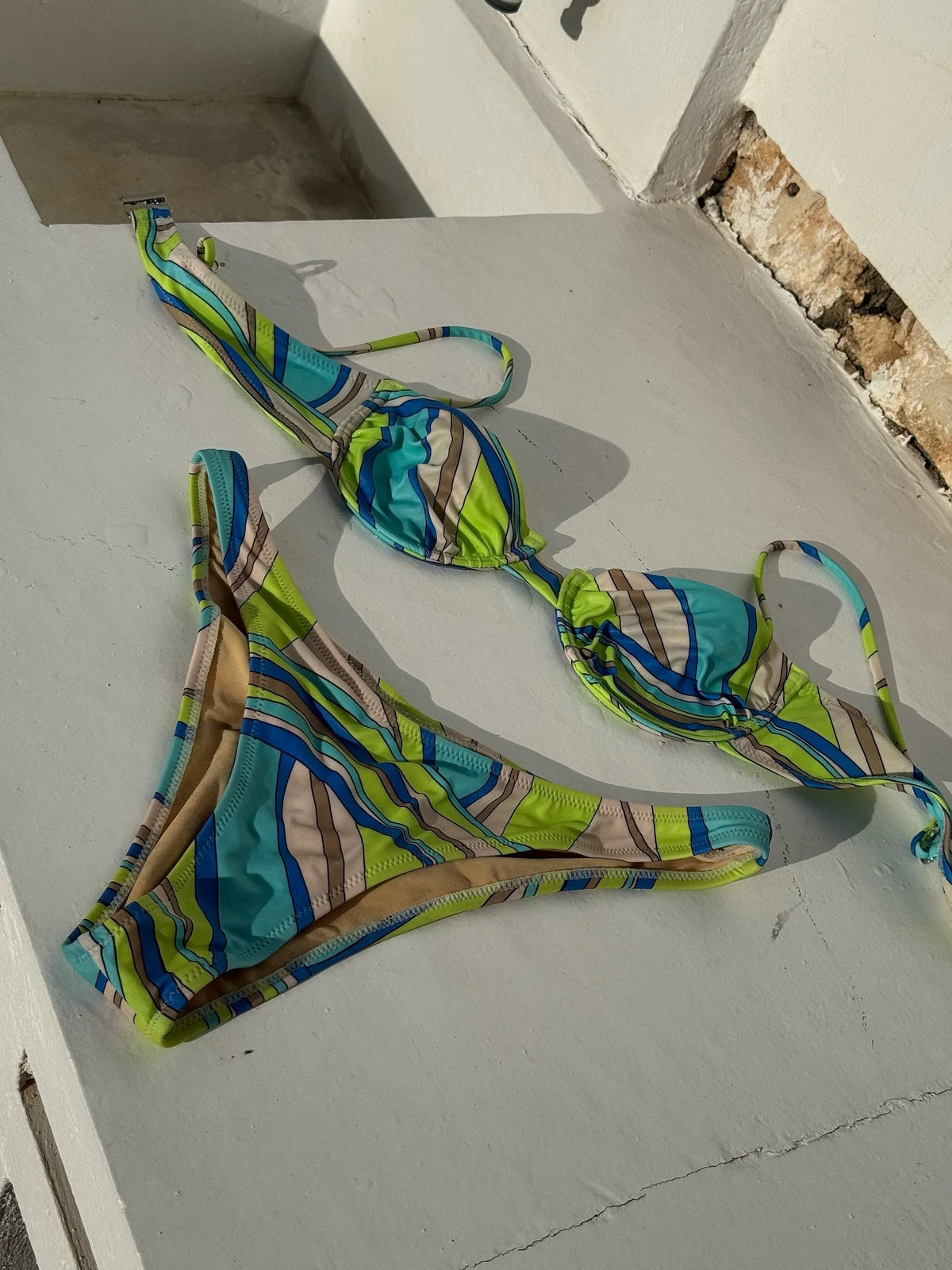 Printed Bandeau Micro Bikini Women's Swimsuit Fashion Swimming Suit Sexy Lady Biquini Set Swimwear Mujer Beachwear Outfits