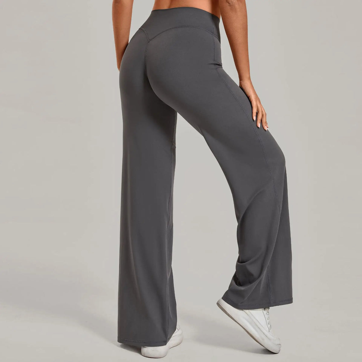 Women's Pilates Straight Yoga Pants Leggings Versatile Loose Wide-Leg Running Sports Fitness Hip-Lifting High Waist Trousers