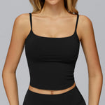 Running Underwear Sports Bra Women High Support Open Back Yoga Breathable Slim Fit Fitness Pilates Tank Top With Removable Pads