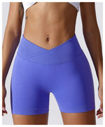 Summer Seamless High Waist Yoga Shorts Elasticity Sports Leggings Women Breathable Cycling Shorts Buttock Lift Gym Shorts Women