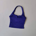 Neck Halter Yoga Vest Shockproof Running Sports High-strength Sports Underwear Fitness Pilates Suspender Beautiful Back Summer