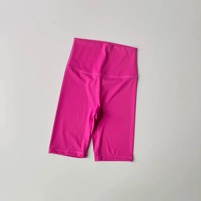 Women's High-Quality Yoga Exercise Shorts Quick Drying Nude Sports Running Fitness Shorts for Active Women