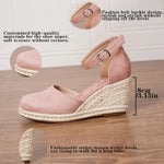 15 Colors Big Size 43 Summer Bohemian Espadrilles Sandals Women Beach Vacation Shoes Comfy Walk High Heels Wedges Sandals