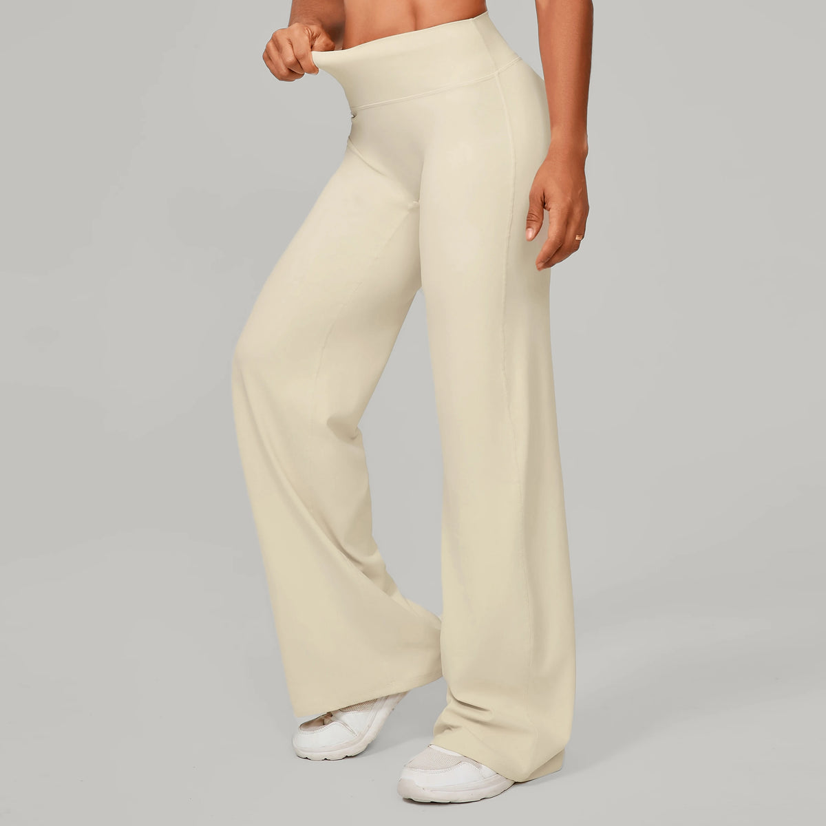 Women Straight Yoga Leg Bottoms Soft Stretchy Fabric Women's Yoga Pants GYM Sweat-Wicking Properties Running Sport Trousers
