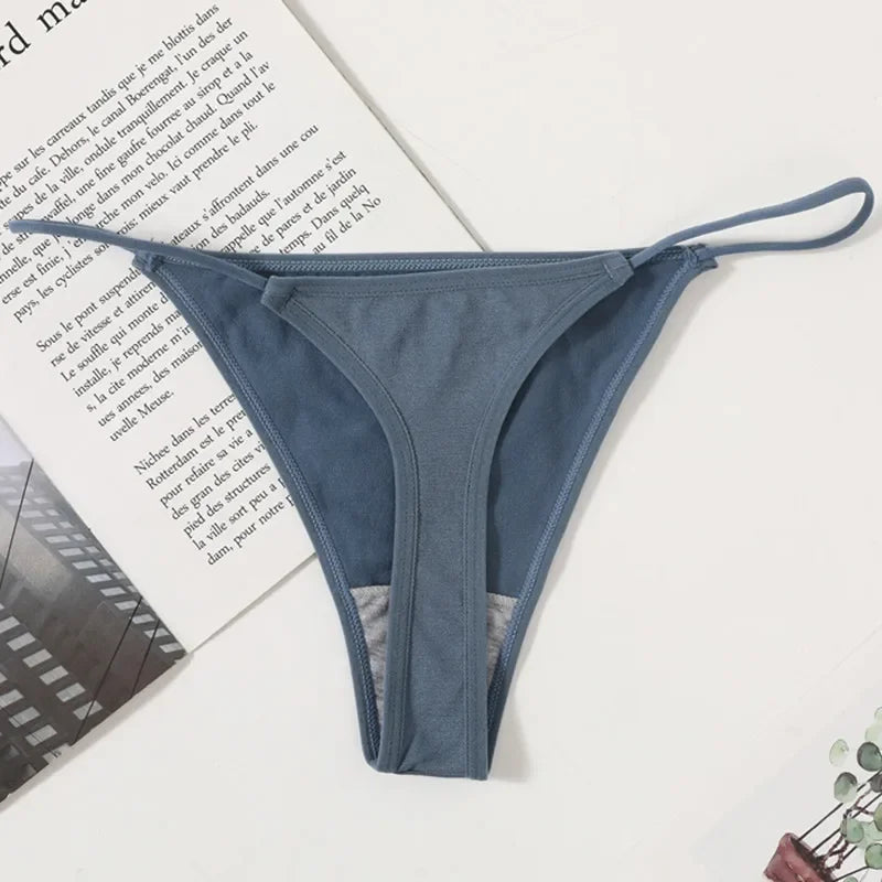 4Pcs/Set Women G-String Thongs Seamless Panties Sexy Lingerie Low Rise Female G-String High Cut Pantys Underwear