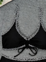 2026 Leopard Bikinis High Waist Swimsuit Women Tie Front Strappy Swimwear Female Beachwear Bathers Bathing Swimming Swim Suit