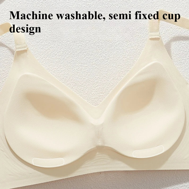 Double Lift Soft Support Bra for Women Seamless Anti-Sag Lightweight Push-Up Lingerie Comfort Underwear Sport Everyday Bras