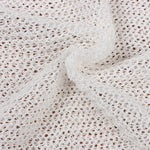 S - XL V Neck Slit Long Dress Sexy Mesh Backless Knitted Crochet Tunic Beach Cover Up Cover-ups Beach Dress Beachwear V3767B