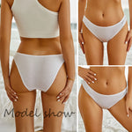 5Pcs Women Cotton Panties V-Belt Ladies Soft Female Sexy M-4XL Low-Rise Panties Bikini Underwear Comfortable Lingerie 2024