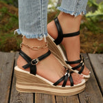 Summer Women Sandals Wedges Platform Clogs Elegant Casual Outdoor Sandals femaleFFashion Chunky Dress Slide Plus Size