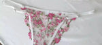 French Floral Bra Set Women | Sweet Sexy Sheer Mesh Lace, Transparent Underwear Set | Practical & Feminine MOYISU Sexy Panty Set