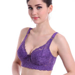 Women Sexy Bralette Big Size Lace Underwear Push Up Bras 80CD-105CD Intimates Female Lace Bra Lingerie 42D 44D 46D soutien gorge